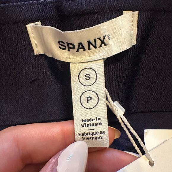 SPANX Women's Stretch Twill Mini Skirt Size S In Lapis Blue - Picture 13 of 15